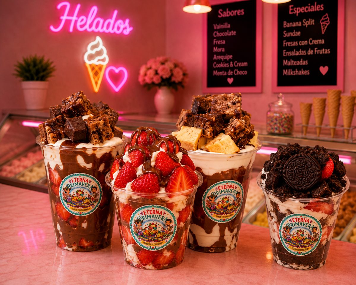 Fresas con crema de Eterna Primavera